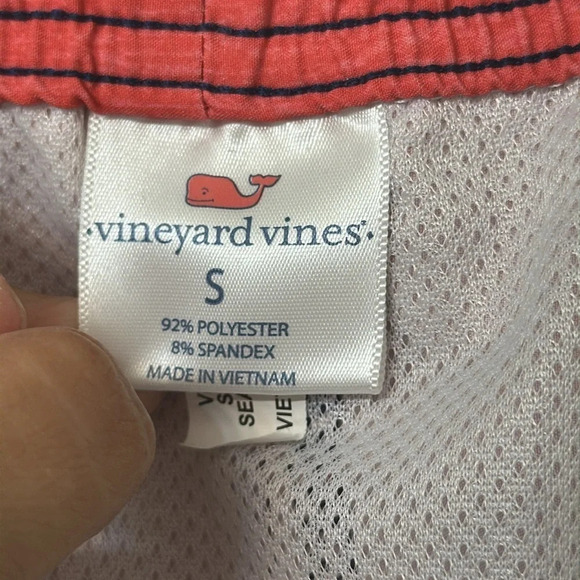 Vineyard Vines Men’s Red White Blue Swim Trunks Size Small - Picture 8 of 11